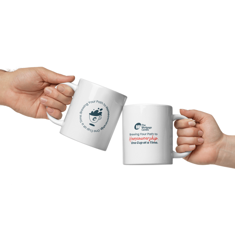 Brewing Your Path to Homeownership White Glossy Mug